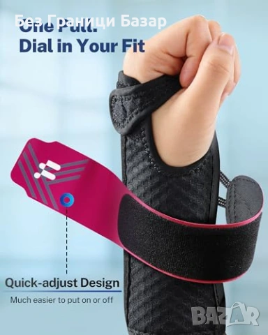 Нова ортеза Шина за китка с опора за палец Лява S/M при карпален тунел, снимка 3 - Други - 54133465