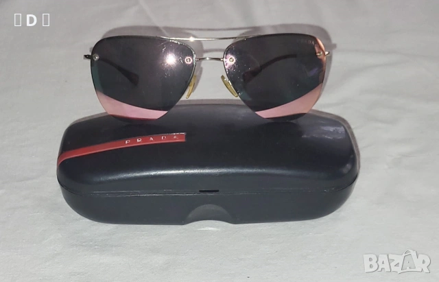 PRADA огледални оригинални очила, снимка 8 - Слънчеви и диоптрични очила - 54040319