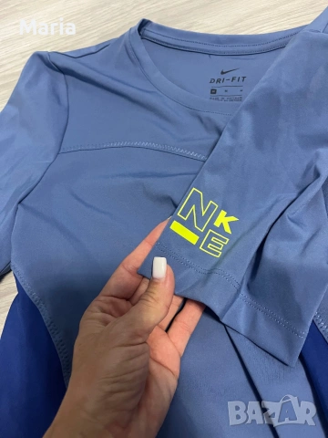 Nike Dri-FIT дамска спортна тениска размер M, снимка 3 - Спортни екипи - 55194546