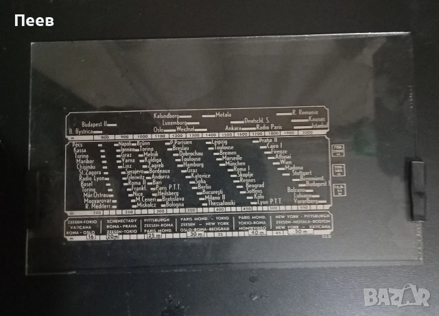 Старо радио.Радиоскала радио скала за philips модел 614 В 12