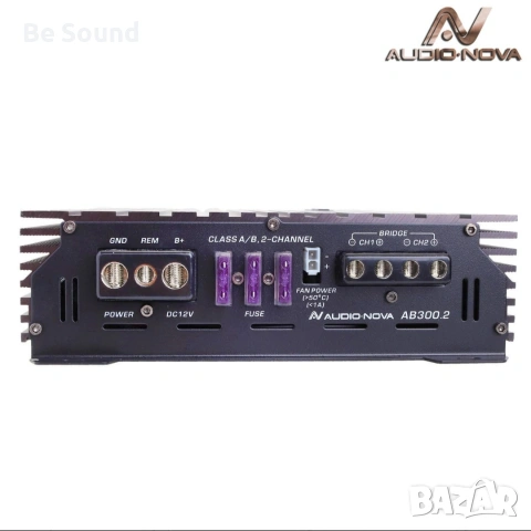 2 канален Усилвател AUDIO NOVA AB-300.2 клас АБ , снимка 2 - Ресийвъри, усилватели, смесителни пултове - 54006202