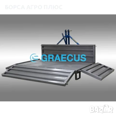 Навесен кош за трактор с механично изсипване GRAECUS CM180, снимка 4 - Селскостопанска техника - 55513126