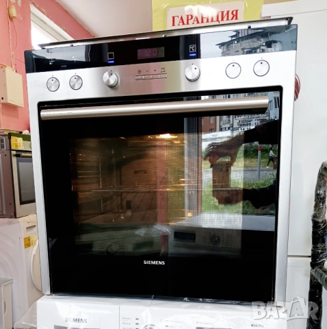 Печка за вграждане с керамичен плот  SIEMENS, снимка 8 - Печки, фурни - 54607353