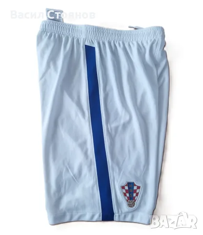 Хърватска / Croatia Нике Home Shorts 2021/22 - за ръст 170см, снимка 4 - Фен артикули - 55230785