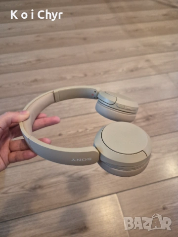 Безжични слушалки Sony WH-CH520 (Бежови) – Перфектно състояние