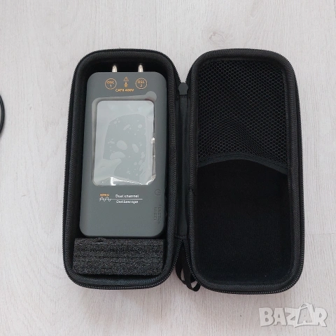 Преносим Двуканален Дигитален Осцилоскоп BSIDE 50MHz, Тъчскрийн + Сигнален Генератор