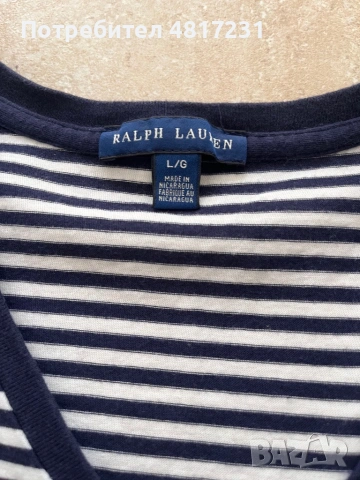 Дамска тениска на Ralph Lauren 100% cotton, снимка 3 - Тениски - 54565279