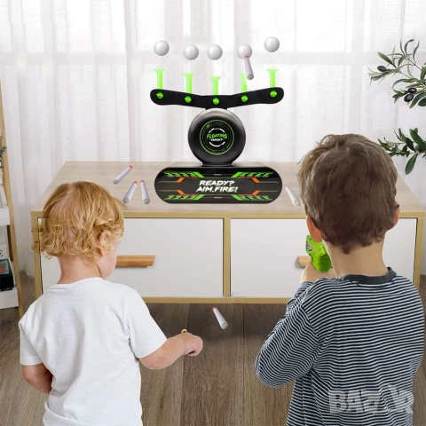 Интерактивна игра Dark Shot – светеща стрелба по левитиращи мишени Nerf НОВА, снимка 6 - Електрически играчки - 55227765