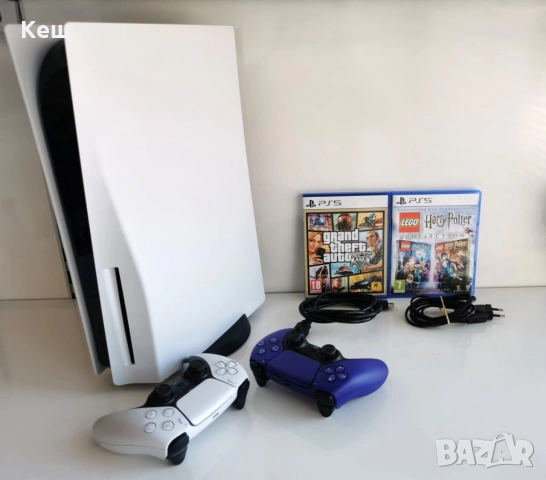 Конзола Playstation 5 disk edition (2бр. контролери), снимка 4 - PlayStation конзоли - 54999205