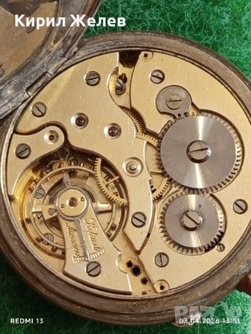 Джобен часовник керамичен циферблат рядък за КОЛЕКЦИОНЕРИ 52033, снимка 8 - Антикварни и старинни предмети - 54078255