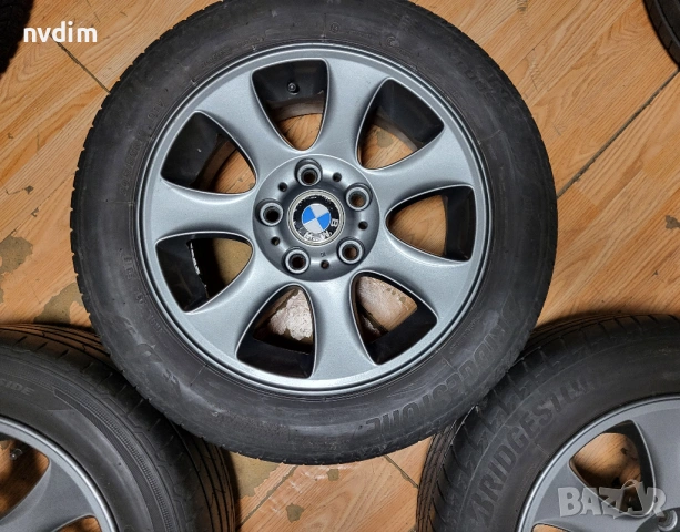 джанти 16" 5х120 BMW летни гуми 205/55/16, снимка 6 - Гуми и джанти - 54048237