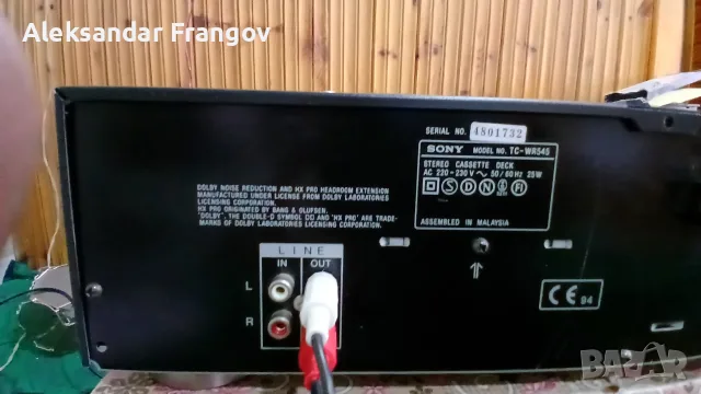 SONY TC - WR 545 двойно риверсивен дек, снимка 10 - Декове - 55333012