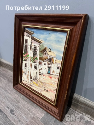 Картина с маслени бои, комплект от две, снимка 5 - Картини - 54653102