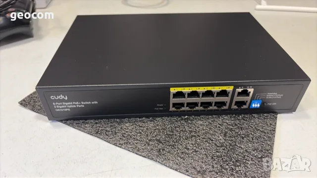 Cudy GS1010PE V2.0. 10 Port (8x1G PoE+2x1G Mbps Ports)