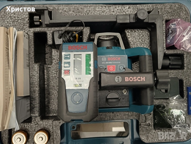 Професионален ротационен лазер Bosch GRL 300 HVG Professional. , снимка 4 - Измервателни инструменти - 54050919