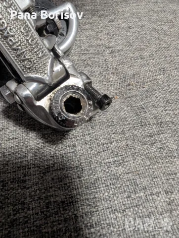 Ретро Шосеен Дерайльор Campagnolo Nuovo Record, снимка 4 - Части за велосипеди - 55538117