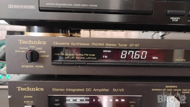 Technics SU-V3 ,Technics ST-S7 - комплект усилвател и тунер, снимка 2 - Ресийвъри, усилватели, смесителни пултове - 54894808