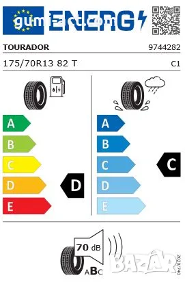 Нови летни гуми 175/70R13 TOURADOR X WONDER TH2 82T, снимка 4 - Гуми и джанти - 55537588
