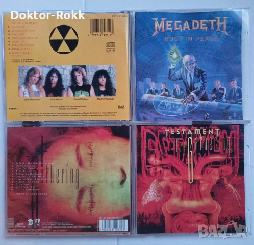 Megadeth & Testament - използвани дискове 