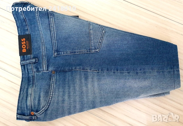 Hugo Boss Candiani Denim  Slim Fit Jeans Short  Mens Size 36 НОВО! ОРИГИНАЛ! Мъжки Къси Дънкови Пант, снимка 5 - Къси панталони - 54441519