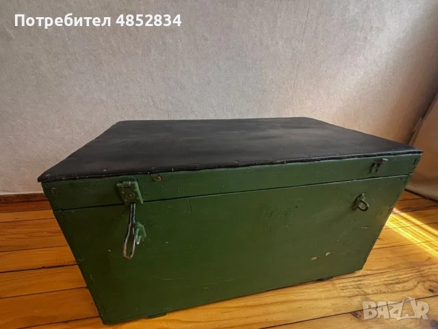 Сандък, стар, оригинален, чам, снимка 4 - Антикварни и старинни предмети - 54957774
