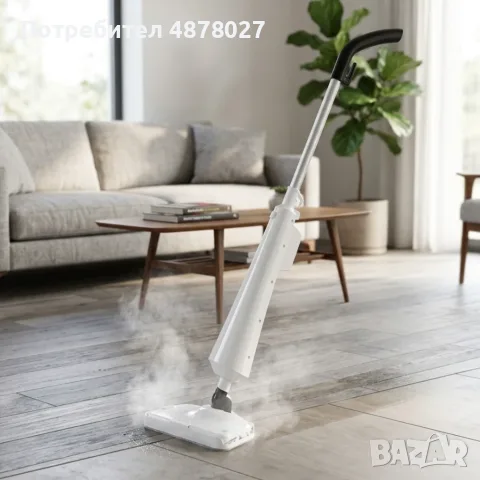 Парен моп Dictrolux Steam Clear – 1300W мощност, унищожава до 99.9% от бактериите, снимка 4 - Мопове, кофи, четки и метли - 55674184