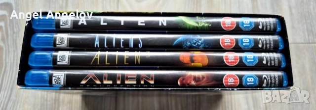 ALIEN ANTHOLOGY BLU RAY BOXSET (4 MOVIES) GENUINE UK, снимка 3 - Blu-Ray филми - 54241504