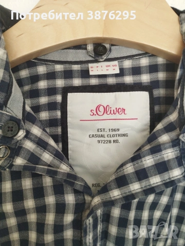 мъжка риза s.Oliver , снимка 2 - Ризи - 54802565