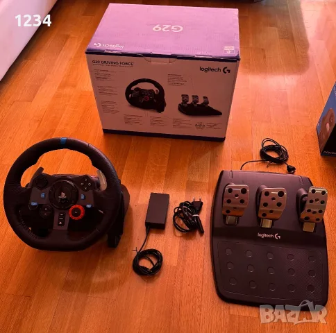 Волан с педали Logitech-G29+скоростен лост-Logitech , снимка 2 - Аксесоари - 55671857