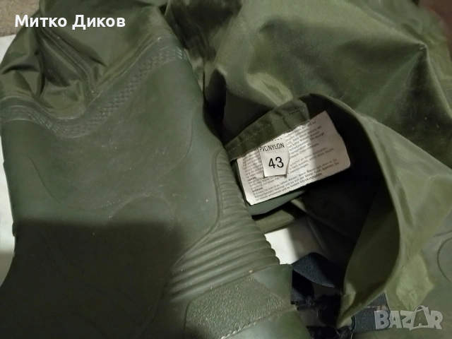рибарски ботуши нови #43 и гащеризон #46, снимка 2 - Екипировка - 54809755