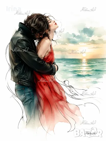 Страст. (digital watercolor painting)