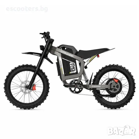 Електрически велосипед Coswheel R19 – 9000W, 72V 40Ah, до 200 км пробег, снимка 3 - Велосипеди - 55498549