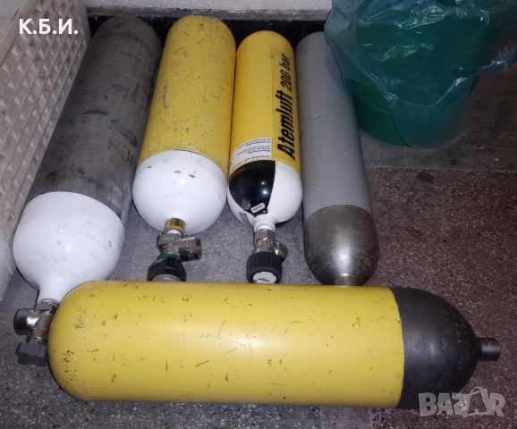 Купувам само МЕТАЛНИ БУТИЛКИ на високо налягане от - 200 - 215 - 232 - 250 - 285 - 300 - BAR работни, снимка 6 - Въздушно оръжие - 54117364