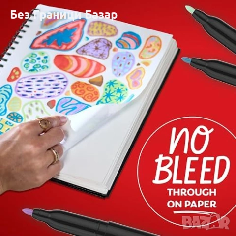 Нови Акрилни маркери Sharpie 5 цвята Earth Tones за декорация с фини върхове, снимка 5 - Други - 53960720