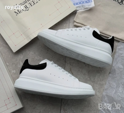 Alexander McQueen Нови Дамски Маратонки с Кутия 