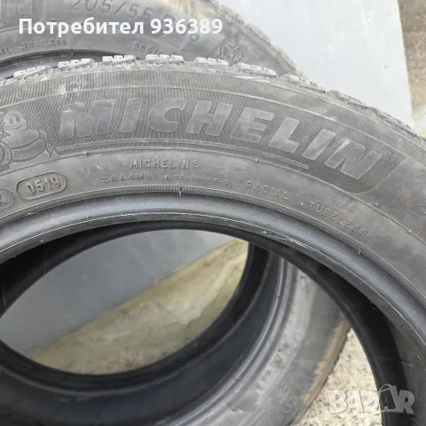 Зимни гуми Мишелин 205/55/16, снимка 4 - Гуми и джанти - 55573866