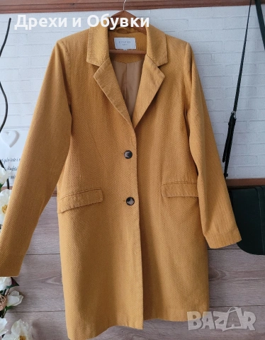 Пролетно есенен модел дълъг блейзър манто, снимка 4 - Палта, манта - 54095624