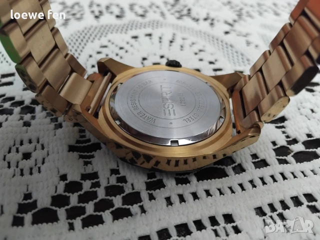 Esprit 45 mm Rosegold - Визуално като нов! Breitling Style !, снимка 5 - Мъжки - 54037242