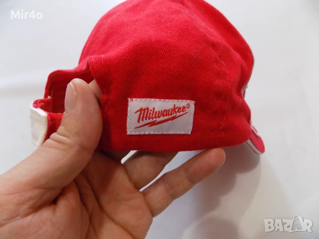 работна шапка milwaukee work wear козирка мъжка оригинална червена one size, снимка 9 - Шапки - 51404624