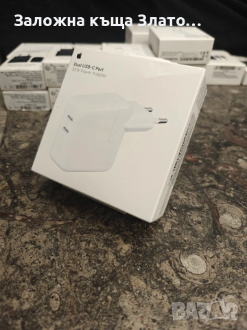 Оригинален Адаптер Apple 35W Dual USB-C Port Power с 2 порта