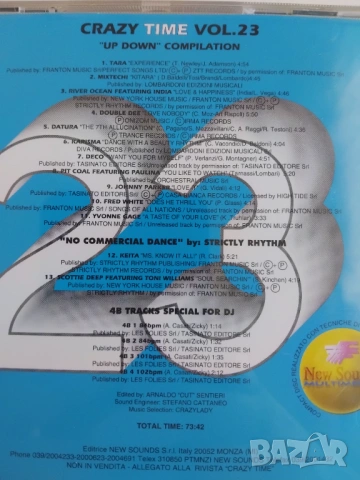 Crazy Time Vol. 23 - Up & Down Compilation - оригинален диск музика, снимка 2 - CD дискове - 54314662