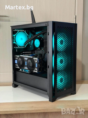 Геймърски компютър Ryzen 5 5600x, GTX 1080, 32GB, водно охлаждане, снимка 4 - Геймърски - 55191694