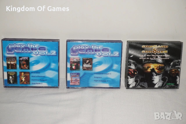 Лот от Игри за PC Command And Conquer Generale/Flight Unlimited 2/ Tomb Rider 2/Gangsters/Dark Omen/
