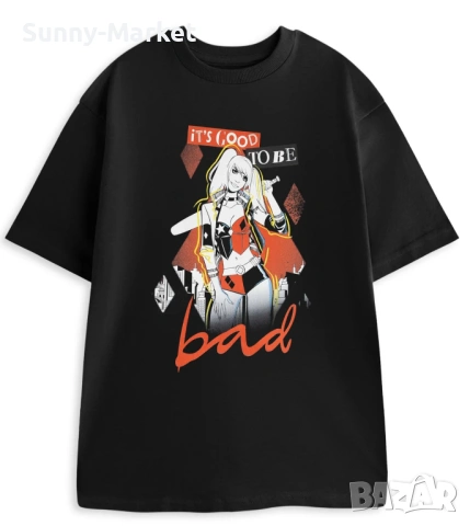 Тениска Harley Quinn Suicide Squad Овърсайз тениска oversized t shirt