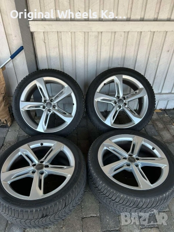 Оригинални джанти с гуми за Audi / Ауди 21" 5x112, снимка 2 - Гуми и джанти - 54990901