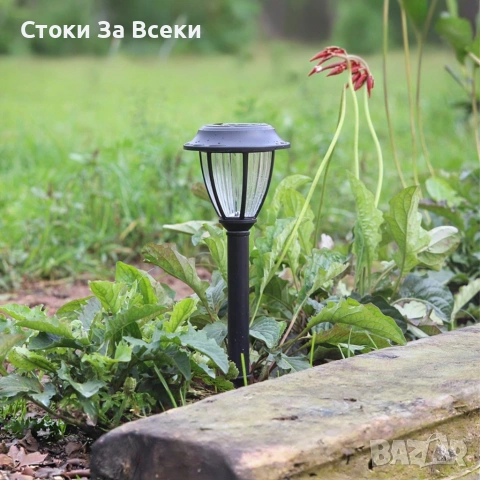 Комплект 10 соларни LED градински лампи IP44, снимка 6 - Соларни лампи - 55161147