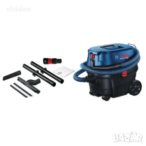 Прахосмукачка Bosh GAS 12-25 PL професионална heavy duty, снимка 2 - Прахосмукачки - 55467939