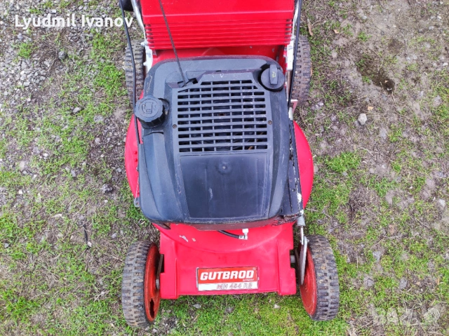 Бензинова самоходна косачка с кош Gutbrod BriggsStratton 150cm 4кс 4t 50см 33кг, снимка 9 - Градинска техника - 54364406