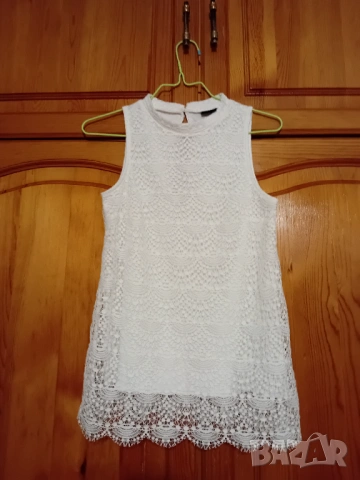 Бял потник от Gina Tricot