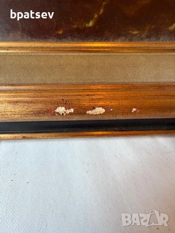красива стара картина , снимка 6 - Антикварни и старинни предмети - 54100471
